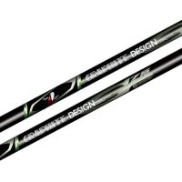 golf club shafts - Picture of two graphite golf shafts