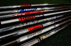 golf club shafts - Picture of assorted golf shafts