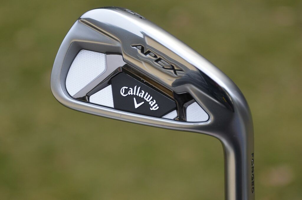 The Callaway Apex 21 Irons - Pic of the club.