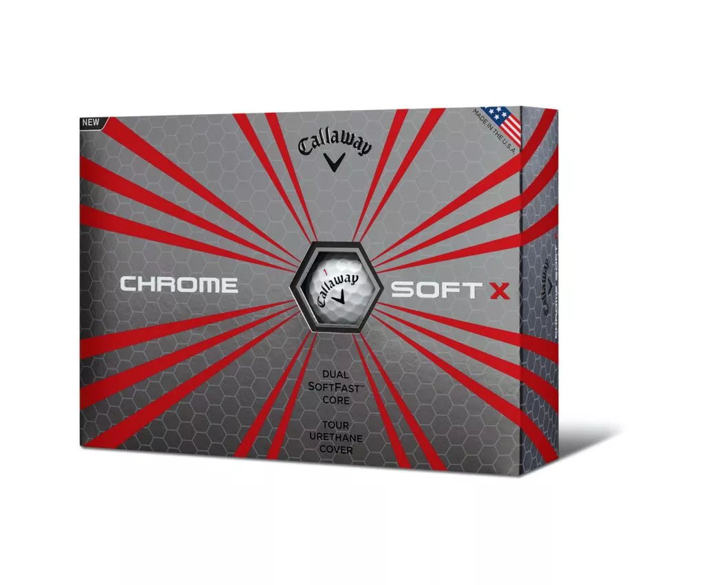 Callaway Chrome Soft Golf Balls - large picture of Chrome Soft X balls.